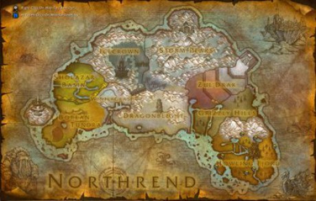 Northrend Map